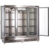 KBS Edelstahl-Tiefkühlschrank mit Glastüren TKU 1900 G