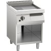 KBS Gas-Grillplatte aus Edelstahl 2/3 glatt + 1/3 gerillt 9kW offener Unterbau