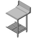 Winterhalter Zu/Ablauftisch PT-Serie, tiefgezogen mit...