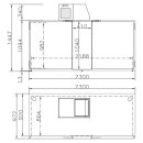 K&M Holland Edelstahl Fasskühlbox 10 x 50 ltr.Fässer steckerfertig