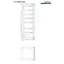 NordCap COOL-LINE Tiefkühl-Lagerschrank F 22